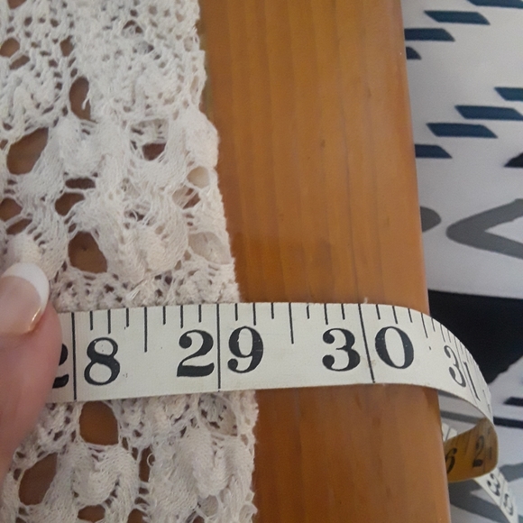 CROCHETED TANK PRETTY REBELLIOUS CROCHETED RACERBACK NWT - Picture 8 of 8